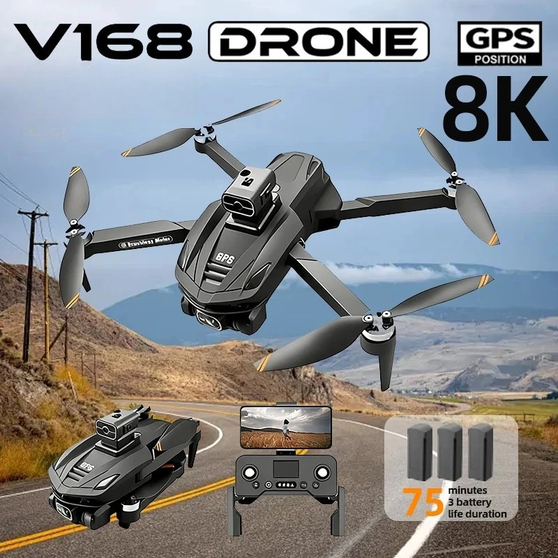 Drone Gps Mount - Original V168 GPS Drone Professional 8K