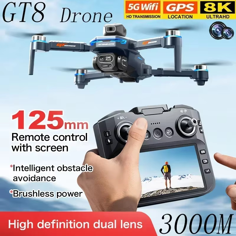 4.3-inch Screen GT8 Drone Obst - огляд і ціна Jjrc Drone X12