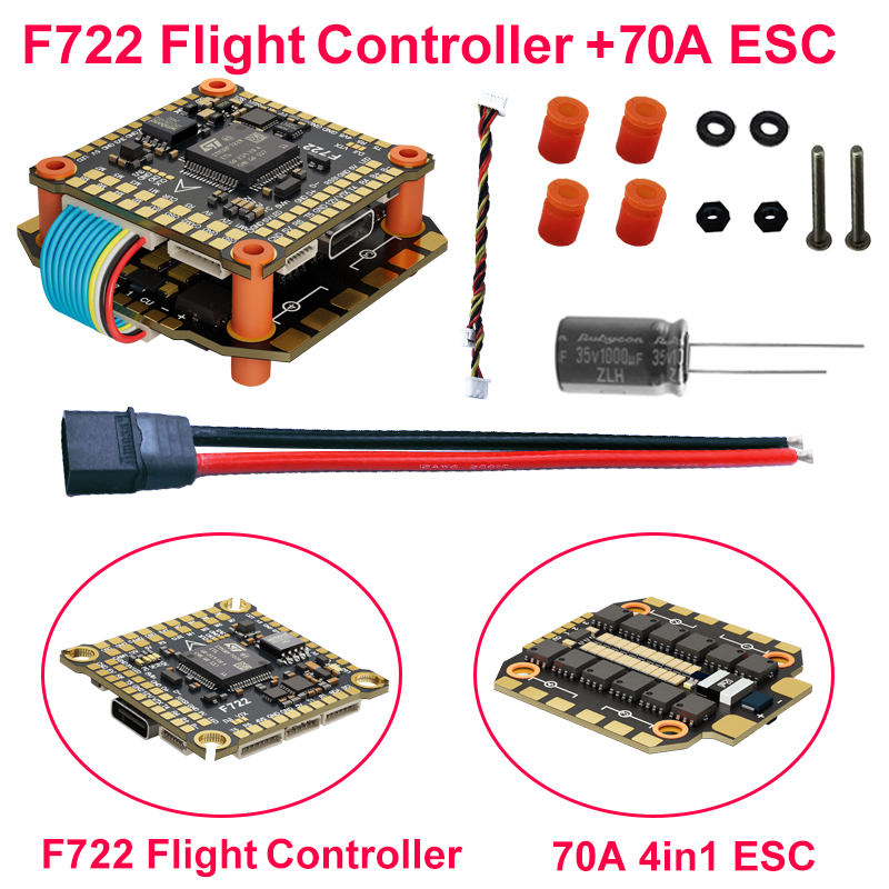 DAKEFPV F722 60A Stack ICM4268 - огляд і ціна Drone Power Distribution Board